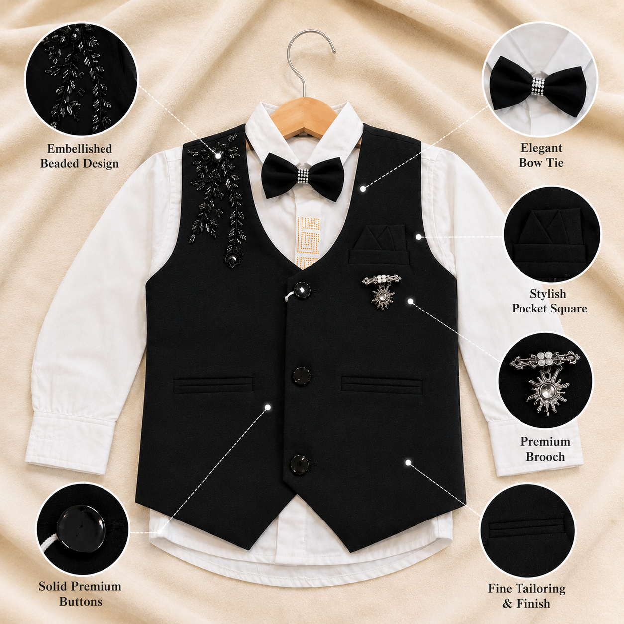 Premium Handwork Waistcoat Set