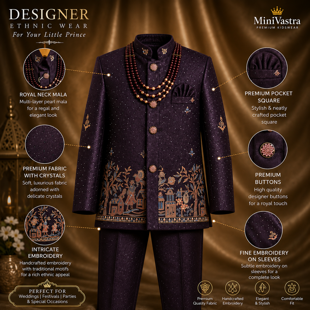 Aariv Royal Heritage Sherwani Set