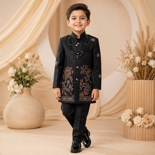 Premium Boys Ethnic Embroidered set