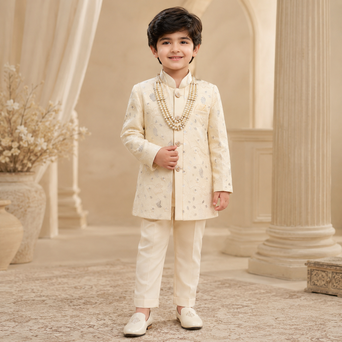 Premium Indo-Western Sherwani Set