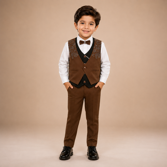 Mini Vastra Boys Premium Party Wear Suit