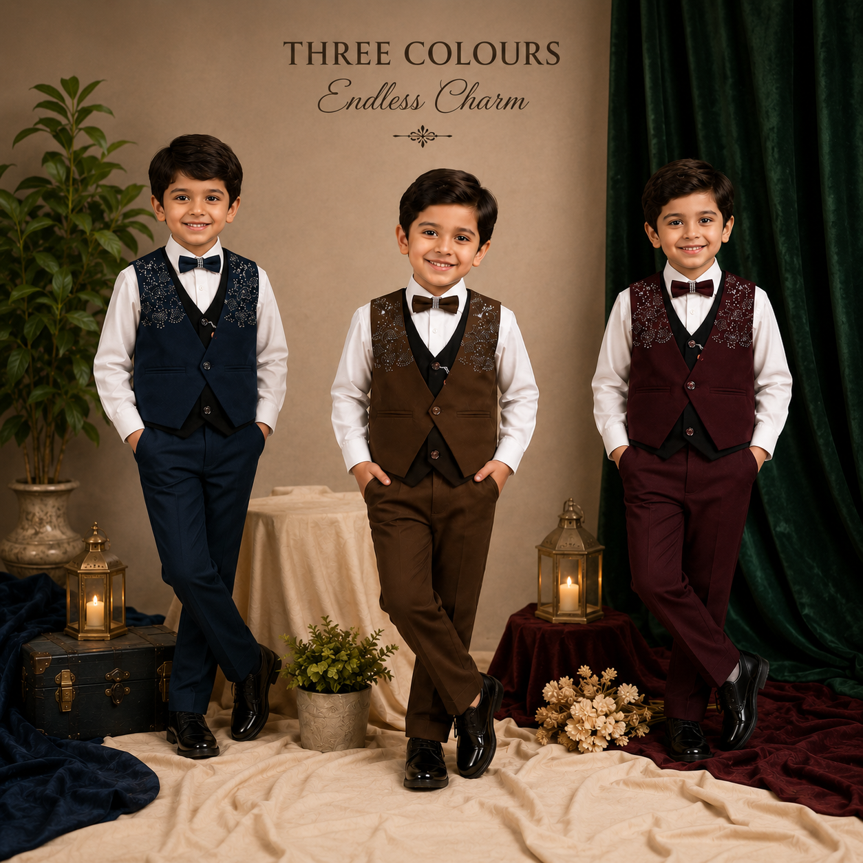 Mini Vastra Boys Premium Party Wear Suit