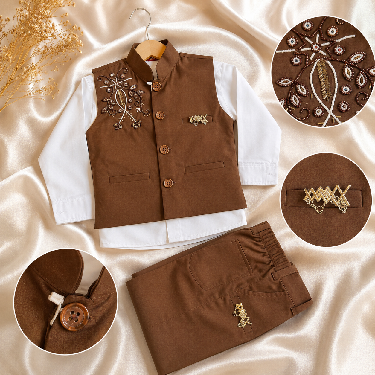 Premium Handwork Waistcoat Set
