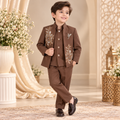 Regal Bloom Boys Ethnic Set