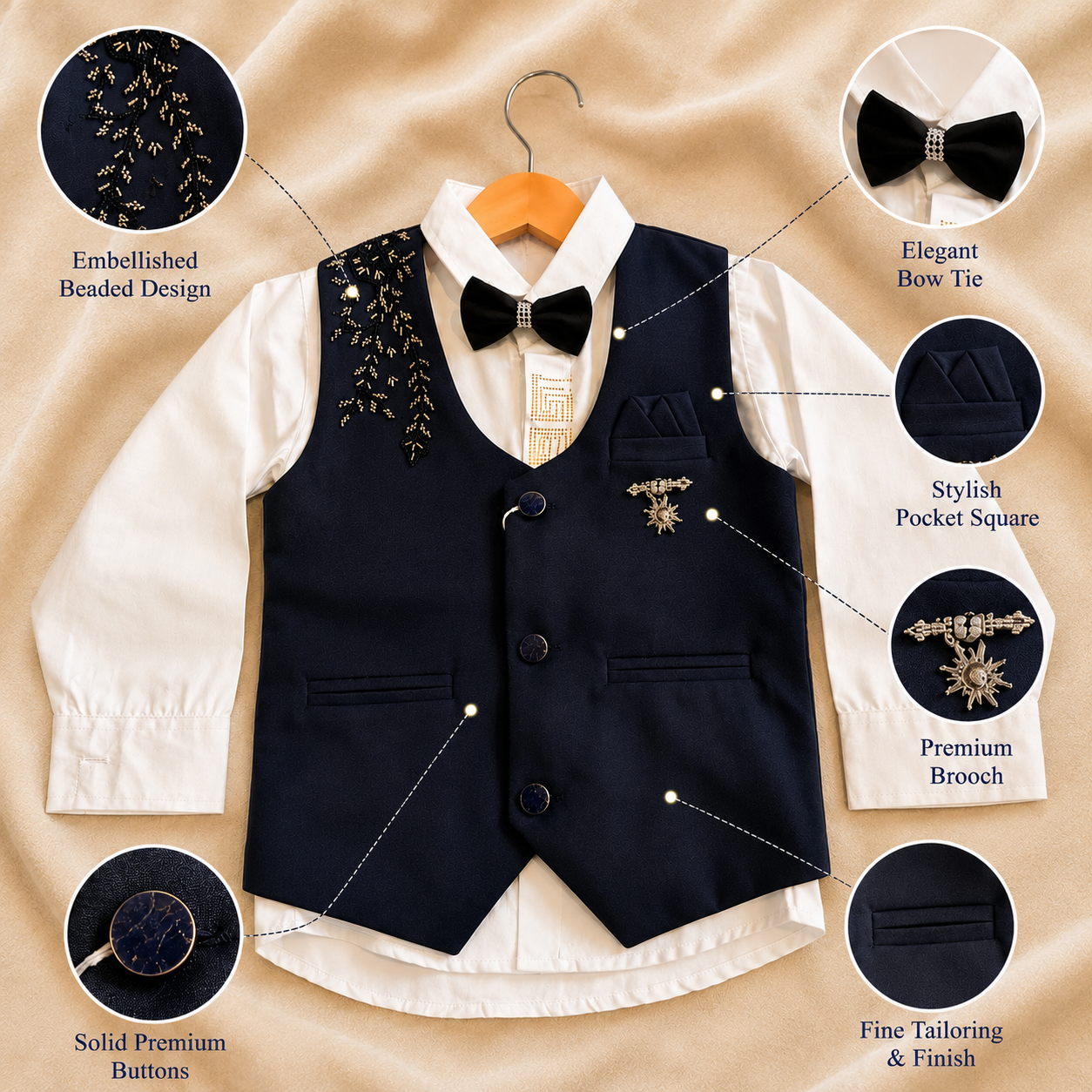 Premium Handwork Waistcoat Set