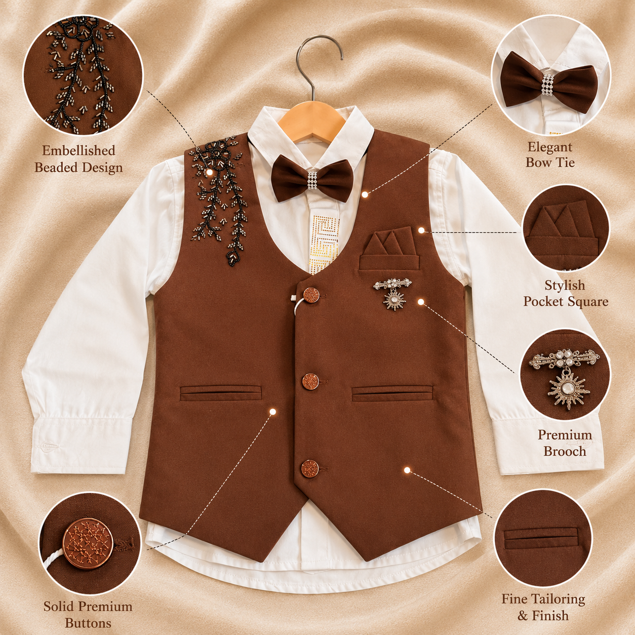 Premium Handwork Waistcoat Set