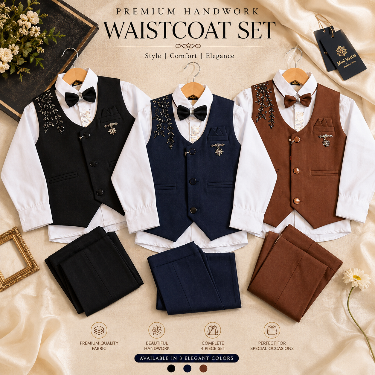 Premium Handwork Waistcoat Set